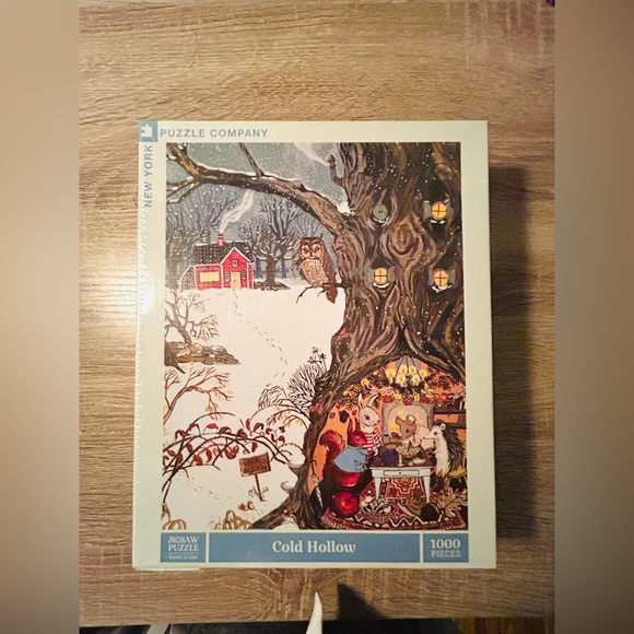 New York Puzzle Company - Loré Pemberton Cold Hollow - 1000 Piece Jigsaw Puzzle - Picture 2 of 3